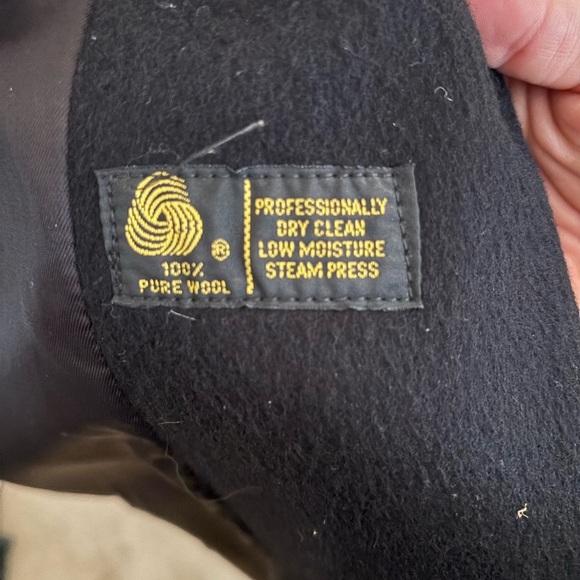 Vintage 90s Larry Levine Ankle Length Maxi Wool Coat - Picture 4 of 5